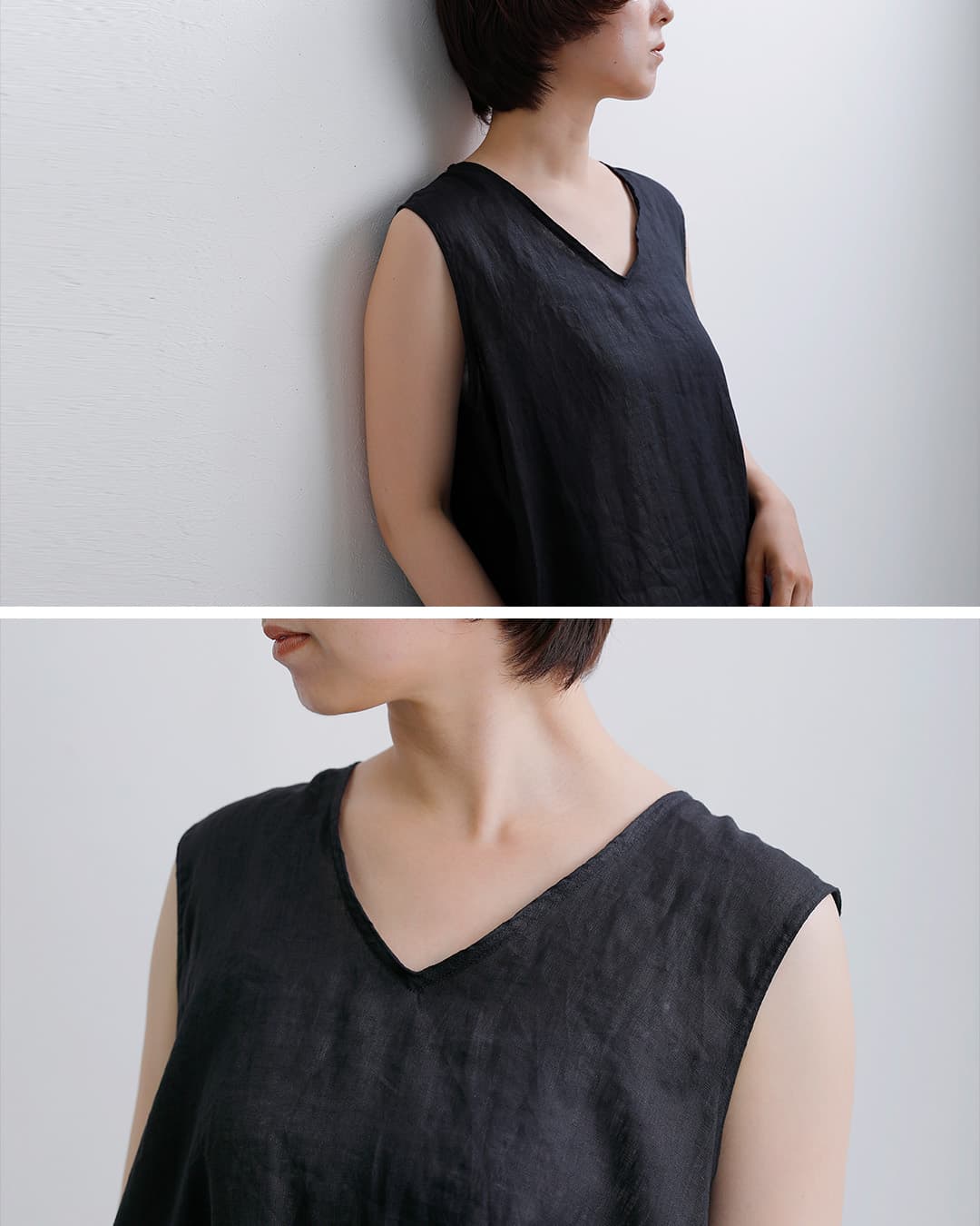 3こ1】【30%OFF】[NEW]mizuiro ind ミズイロインド フレンチリネン V