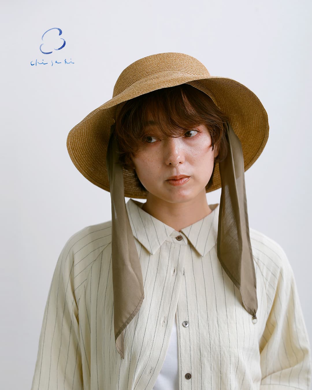 30%OFF】[NEW]chisaki チサキ アバカ ペーパー リボン ハット “Lala