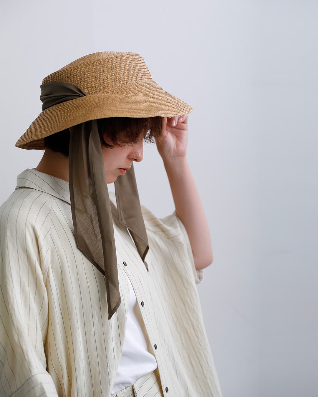 30%OFF】[NEW]chisaki チサキ アバカ ペーパー リボン ハット “Lala