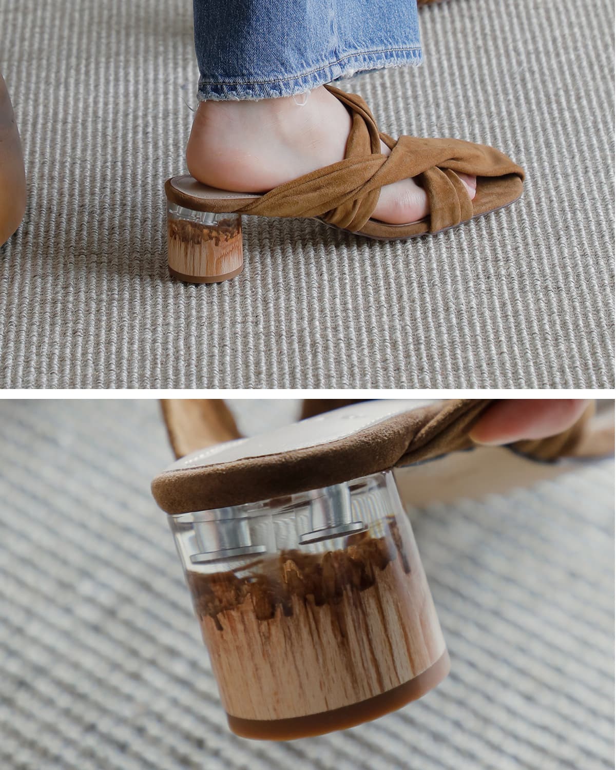 ALM. アルム スクエアトゥ レザー ミュール “MARIA LEATHER MULES