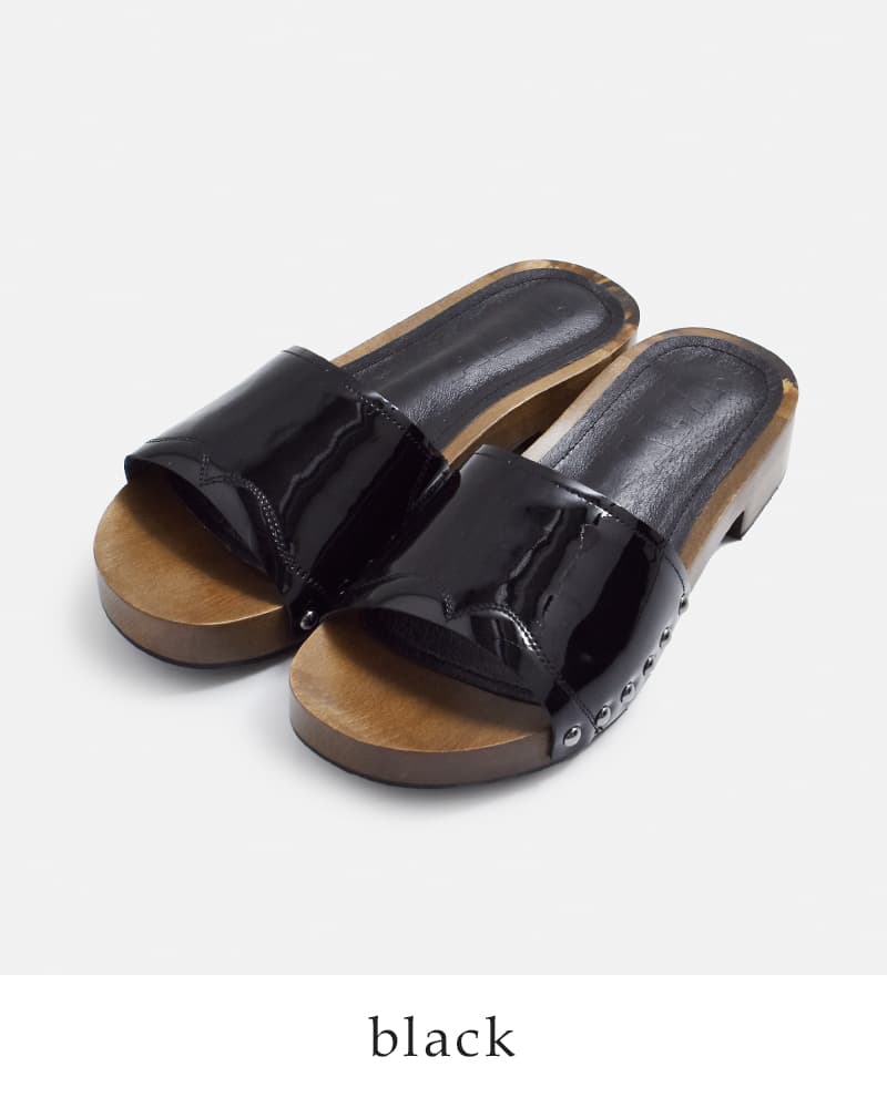 ALM. アルム カウレザー クロッグ サンダル “CHIARA LEATHER SANDALS