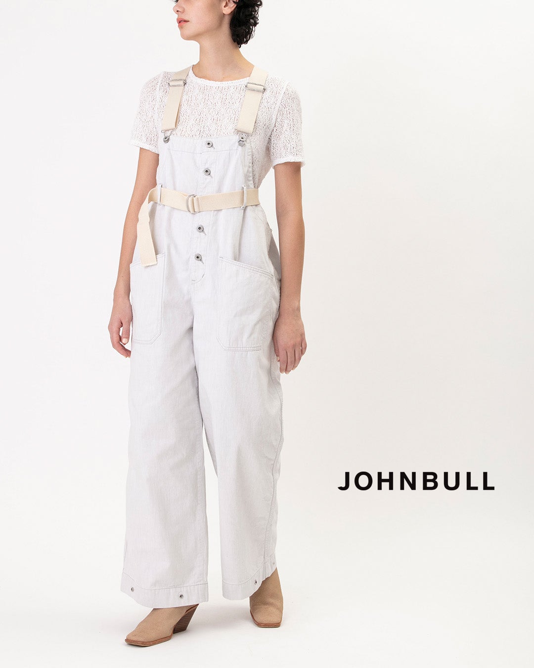 3こ1】【30%OFF】[NEW]Johnbull ジョンブル 8oz デニム ベルデッド