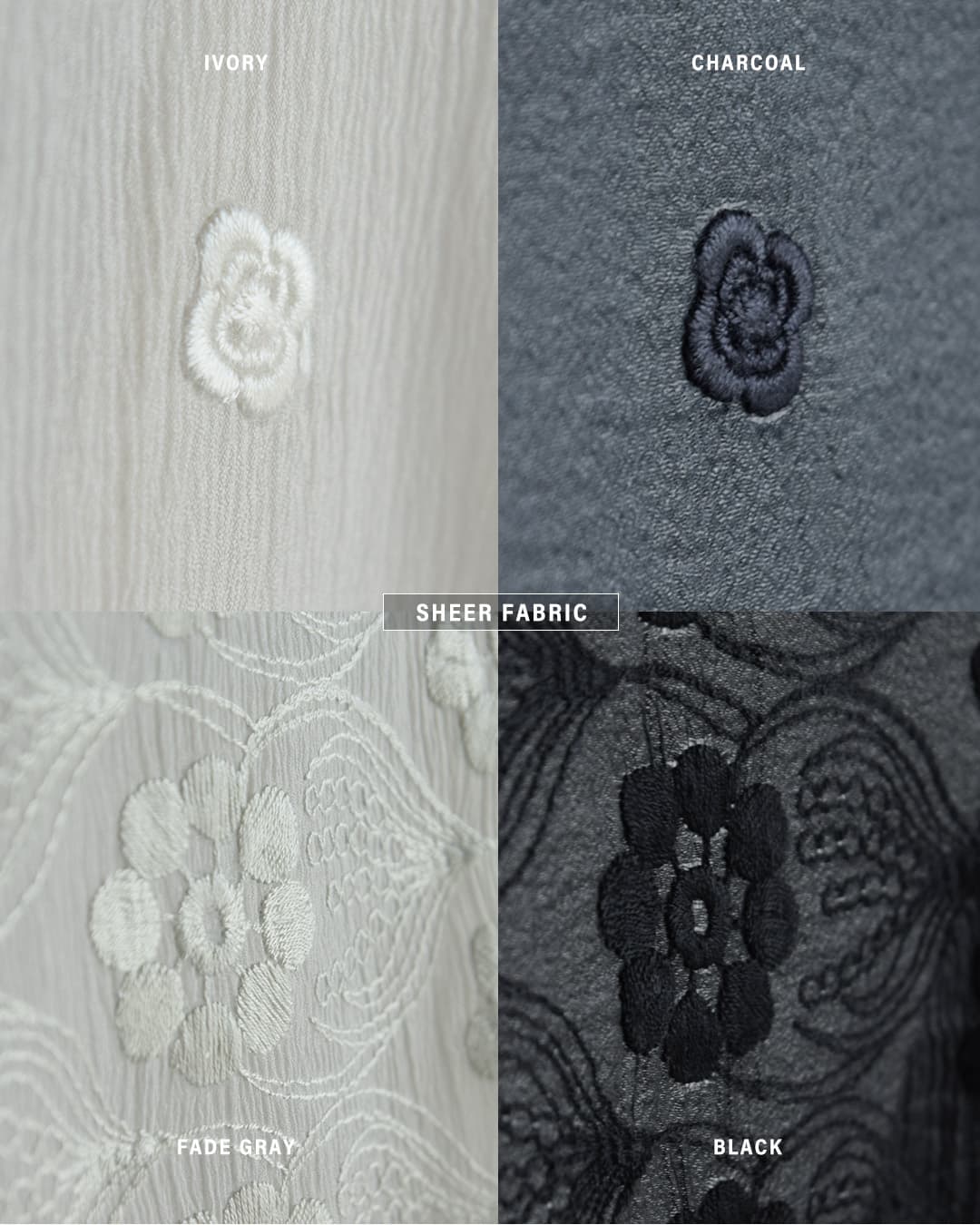 NEW]kelen ケレン シアー 花柄モチーフ 刺繍 ベスト BOGO lkl26sbl2285