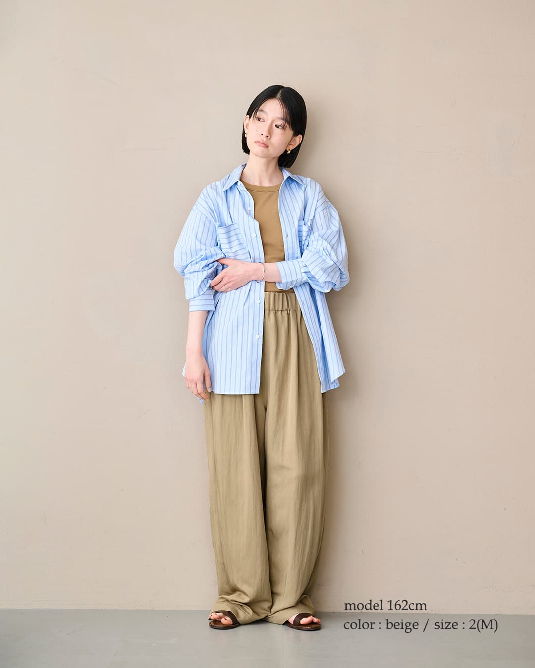 3こ1】【30%OFF】[NEW]kha:ki カーキ 接触冷感 2タック ワイド