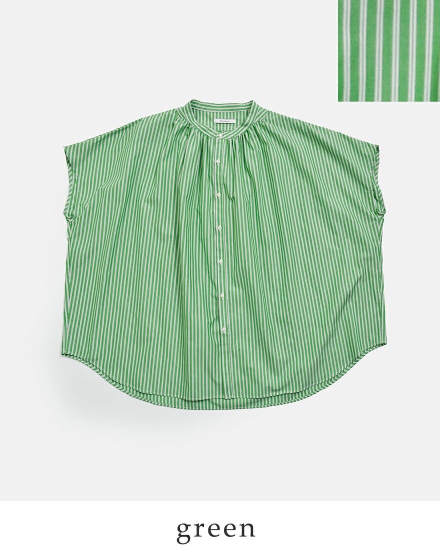 20%OFF】[NEW]MANON マノン ストライプ フレンチスリーブ ビッグ
