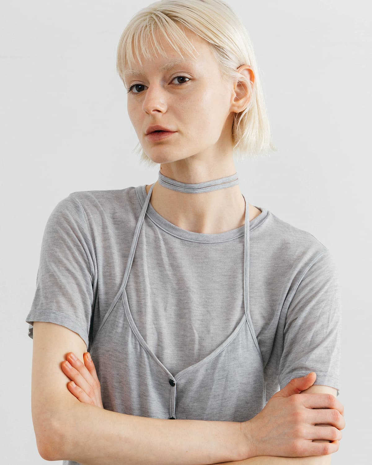 30%OFF】[NEW] CREDONA クレドナ レイヤード カット トップス LAYERED