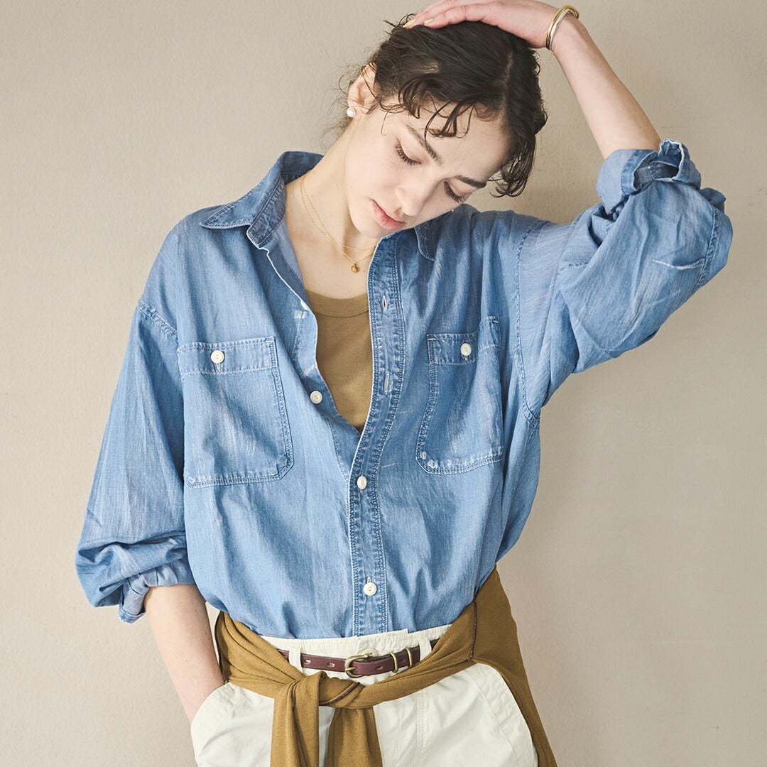 3こ1】【30%OFF】[NEW]KHA:KI カーキ 2WAY ワイド ライト デニム