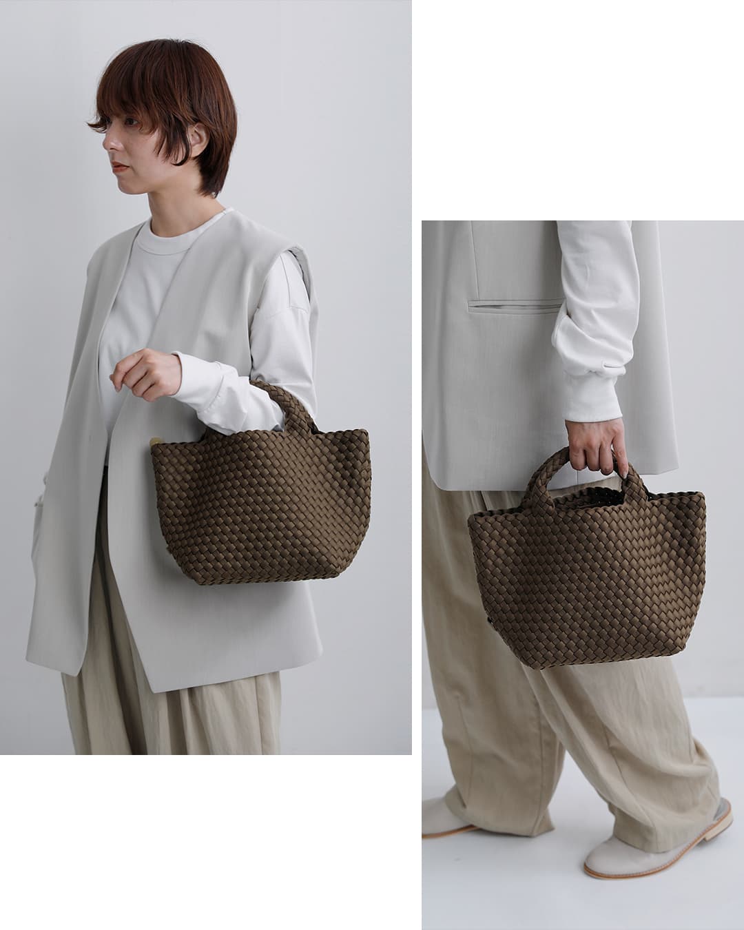 NEW]NAGHEDI ナゲディ メッシュ 2way スモール トートバッグ St