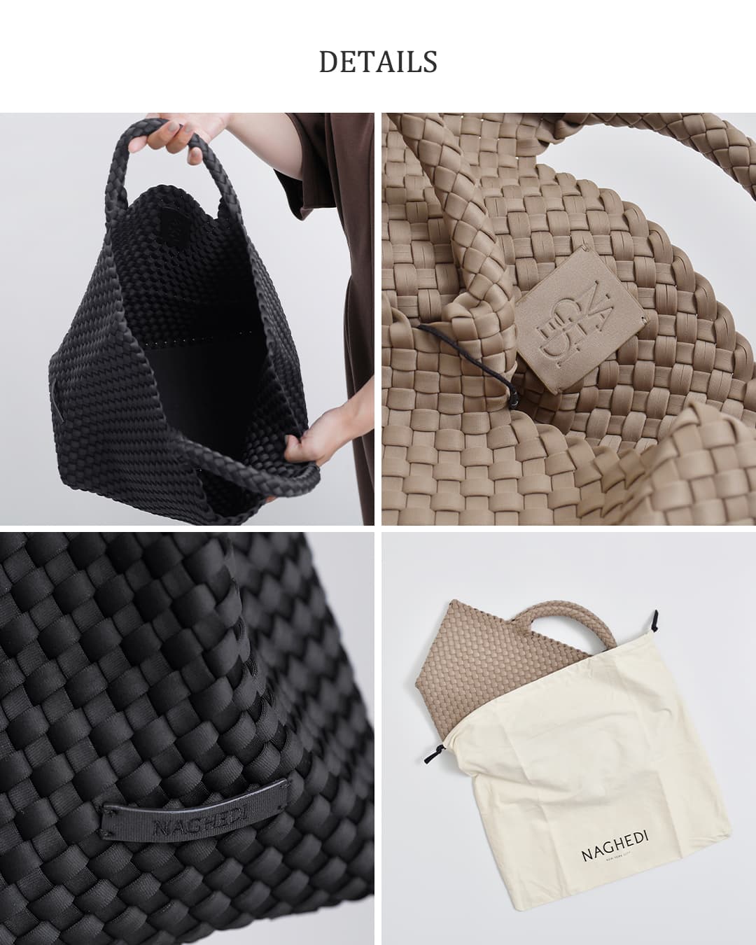 NEW]NAGHEDI ナゲディ メッシュ ミディアム トートバッグ St. Barths