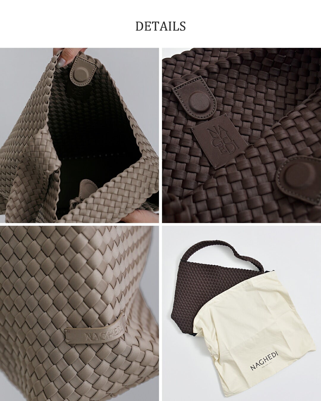 NEW]NAGHEDI ナゲディ メッシュ ミディアム トートバッグ Nomad Medium