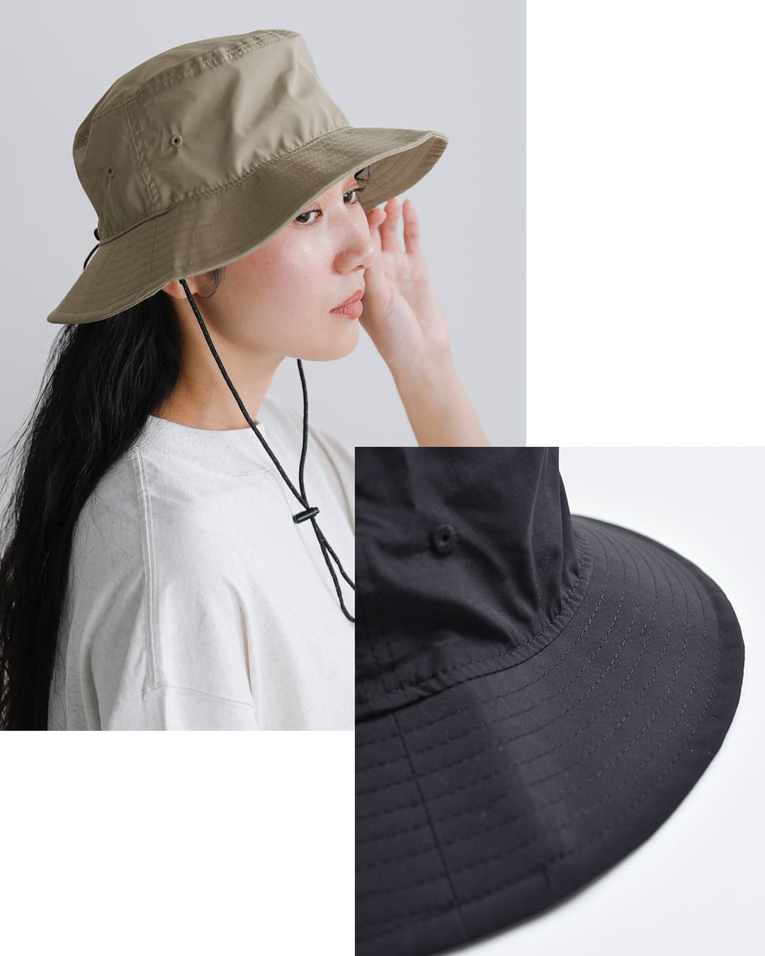 エトレトウキョウ　アウトドアハット グレイ NEW]NEW ERA ニューエラ アウトドア アドベンチャーライト ドロー