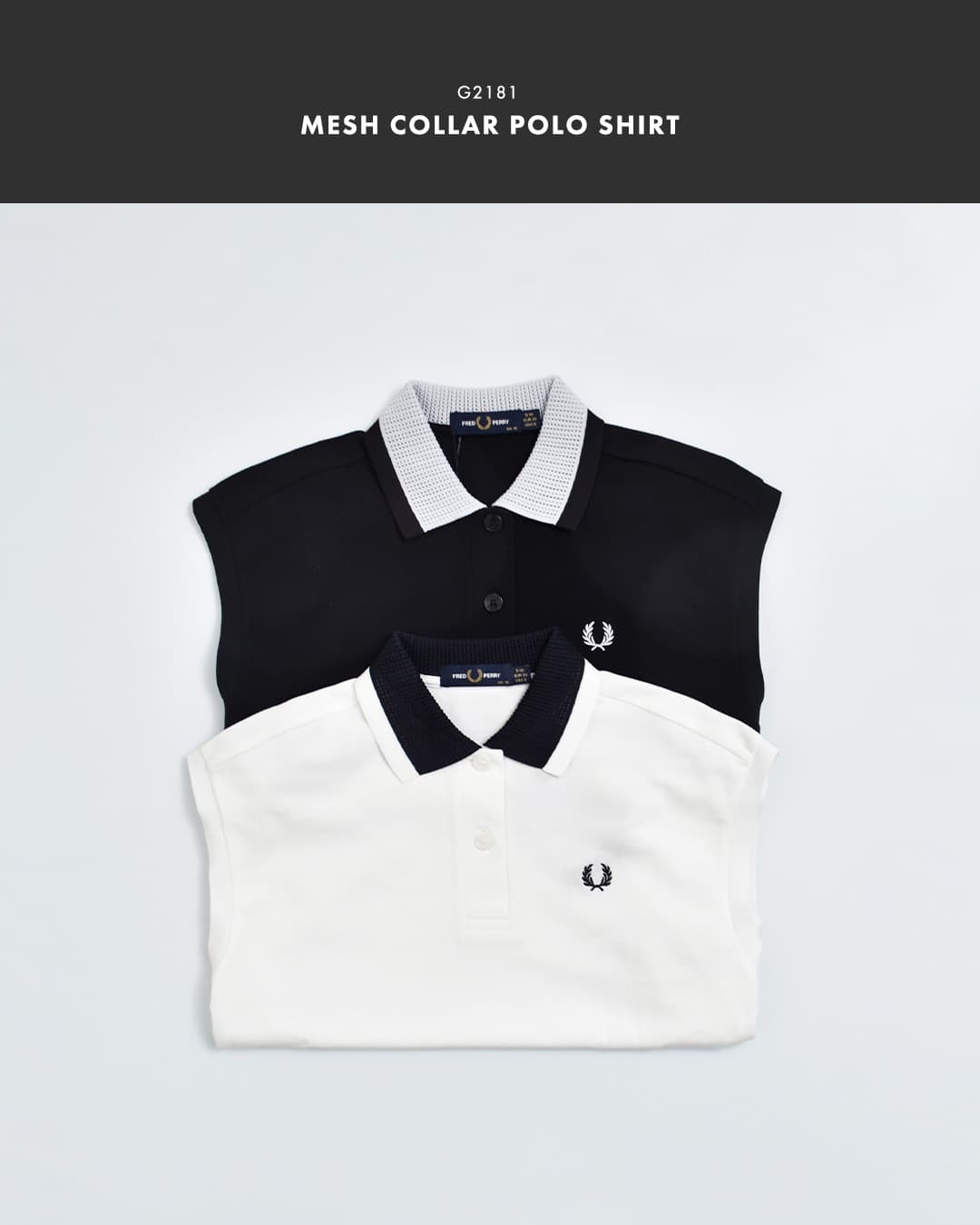 3こ1】【30%OFF】[NEW]FRED PERRY フレッド ペリー メッシュカラー