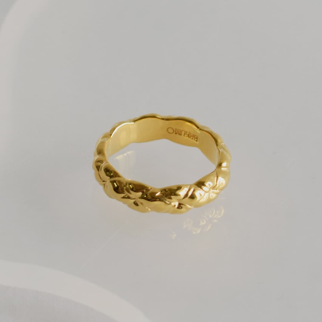 NEW] BRKUMO ブラクモ ゴールド リング xo ring S br24gaw02