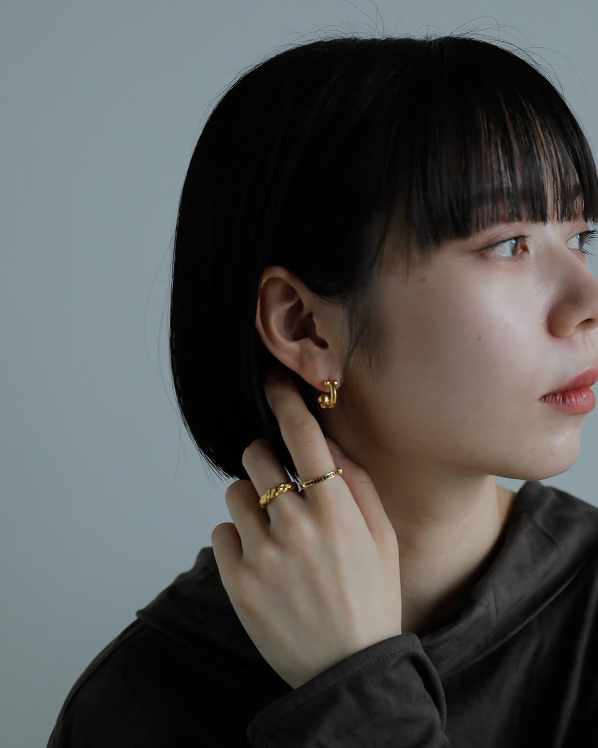 NEW] BRKUMO ブラクモ ゴールド リング xo ring S br24gaw02