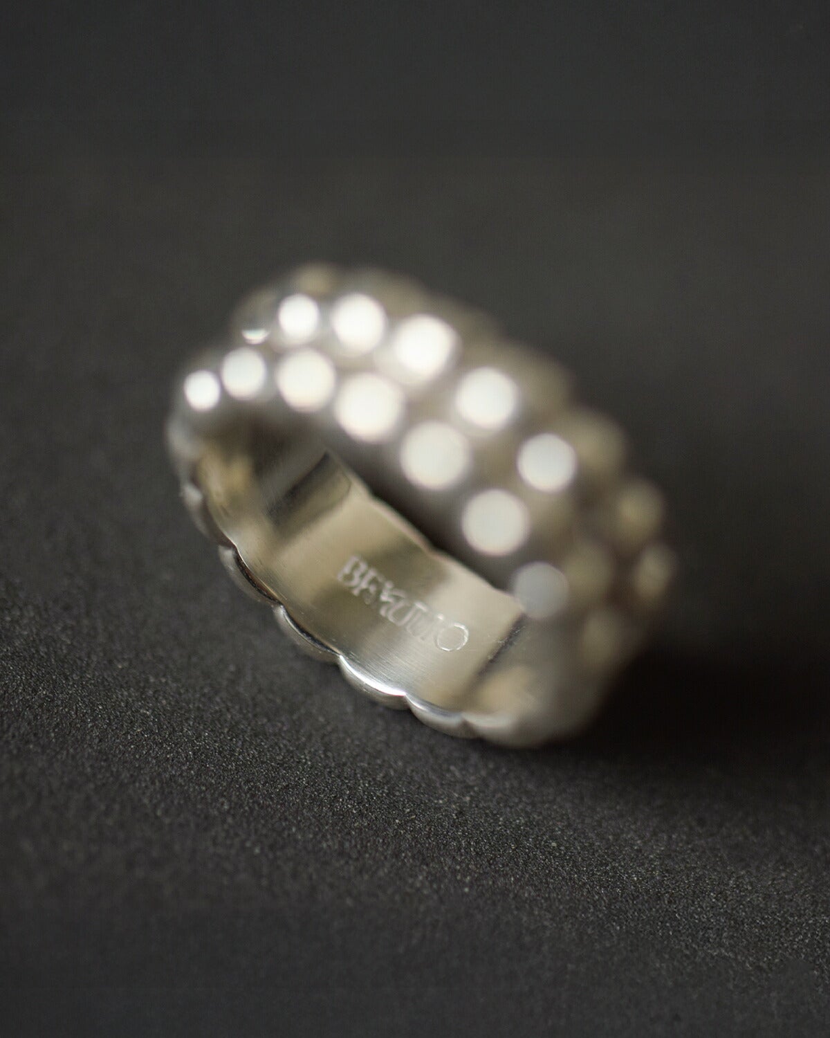 BRKUMO ブラクモ ダブルレイヤー シルバー リング omochi ring