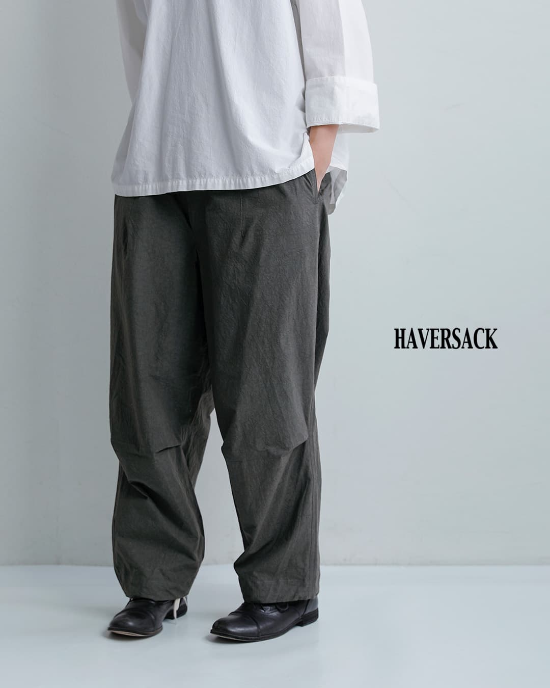 NEW]HAVERSACK ハバーサック コットンリネンタイプライター ワーク