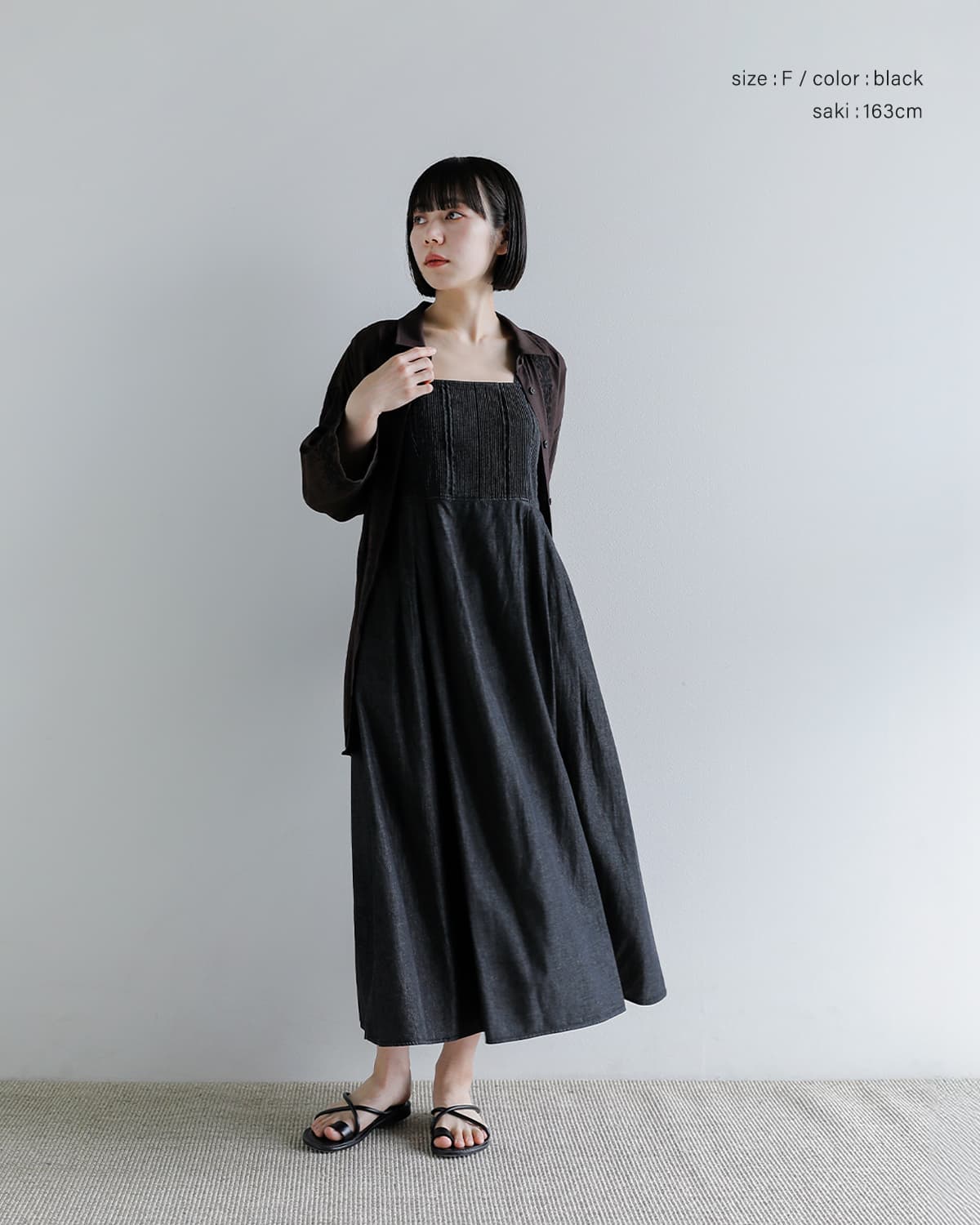 Pheeta フィータ コットン ブザム ワンピース Trinity ph016c-27d