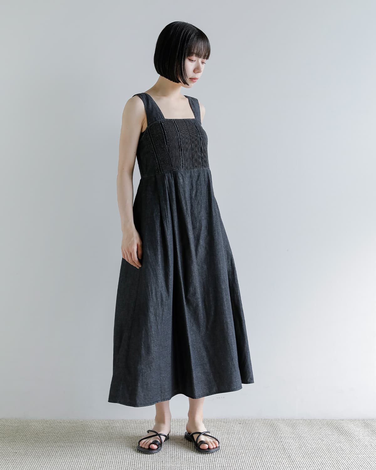 Pheeta フィータ コットン ブザム ワンピース Trinity ph016c-27d