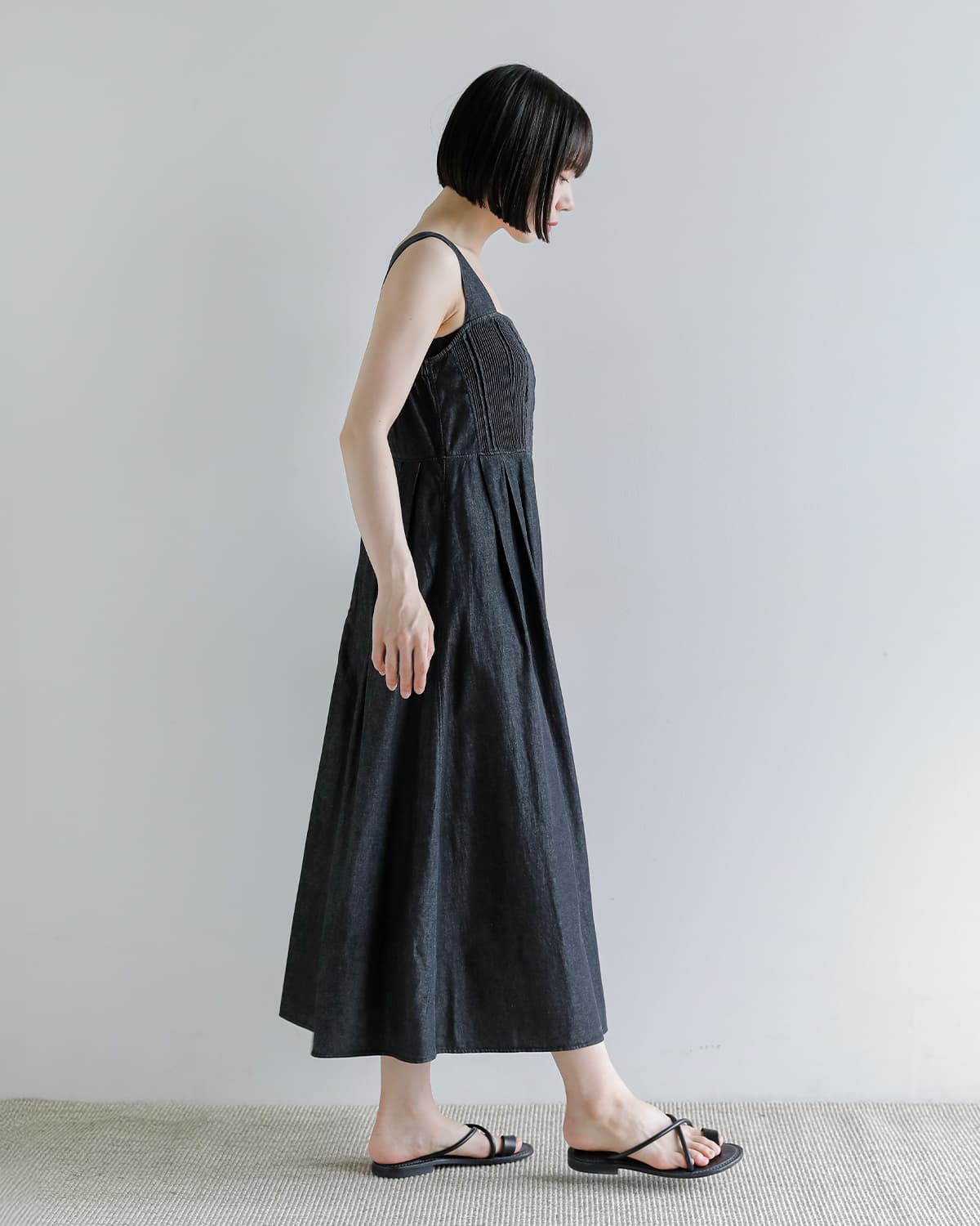 NEW] Pheeta フィータ コットン ブザム ワンピース Trinity ph016c-27d