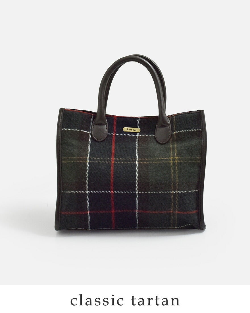 2026aw新作]Barbour バブアー バーヒル タータン トート バッグ