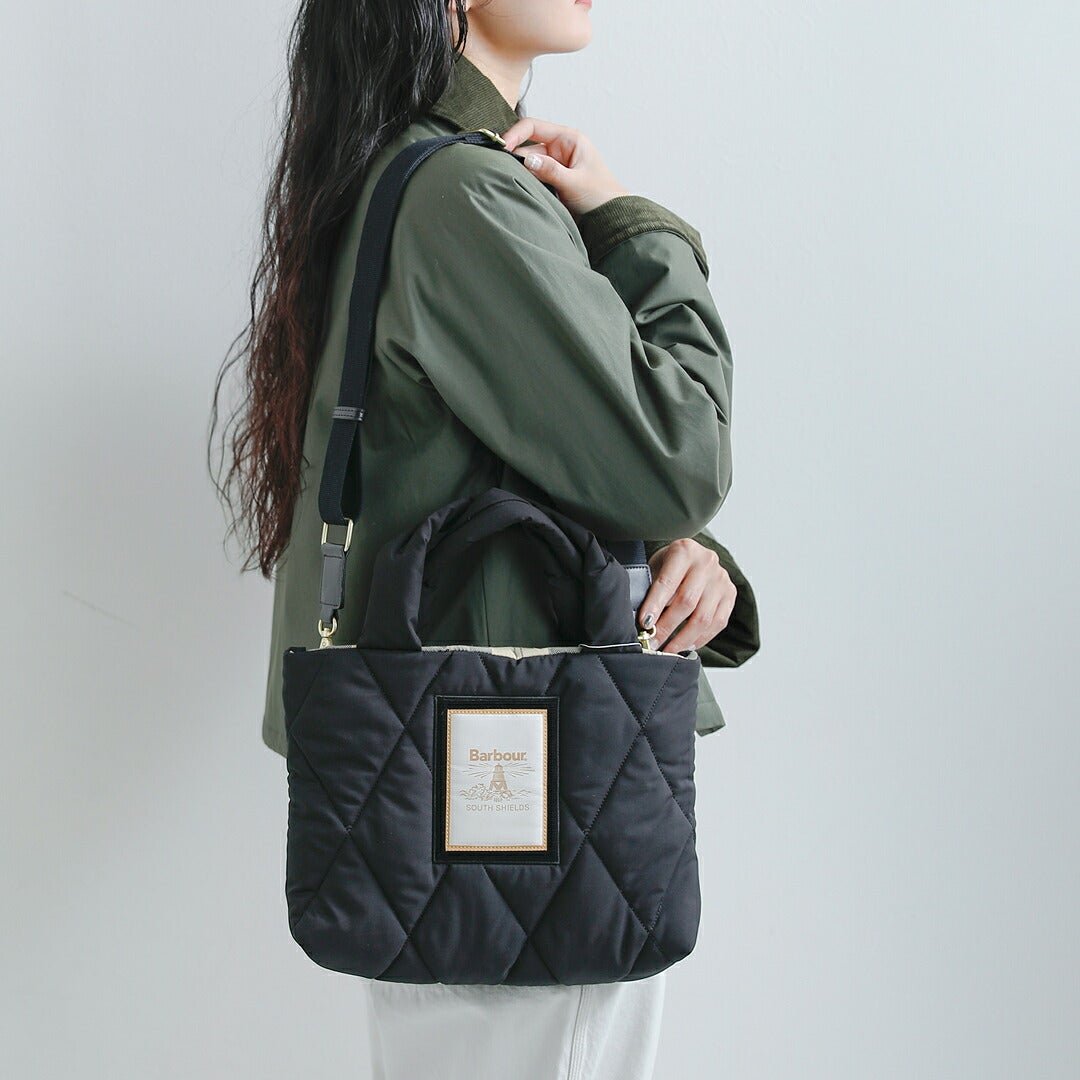 NEW]Barbour バブアー マライア ミニ キルティング トート バッグ