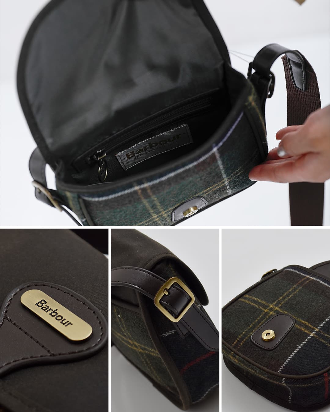 Barbour バブアー ホイットリー タータン ミニ クロスボディー バッグ