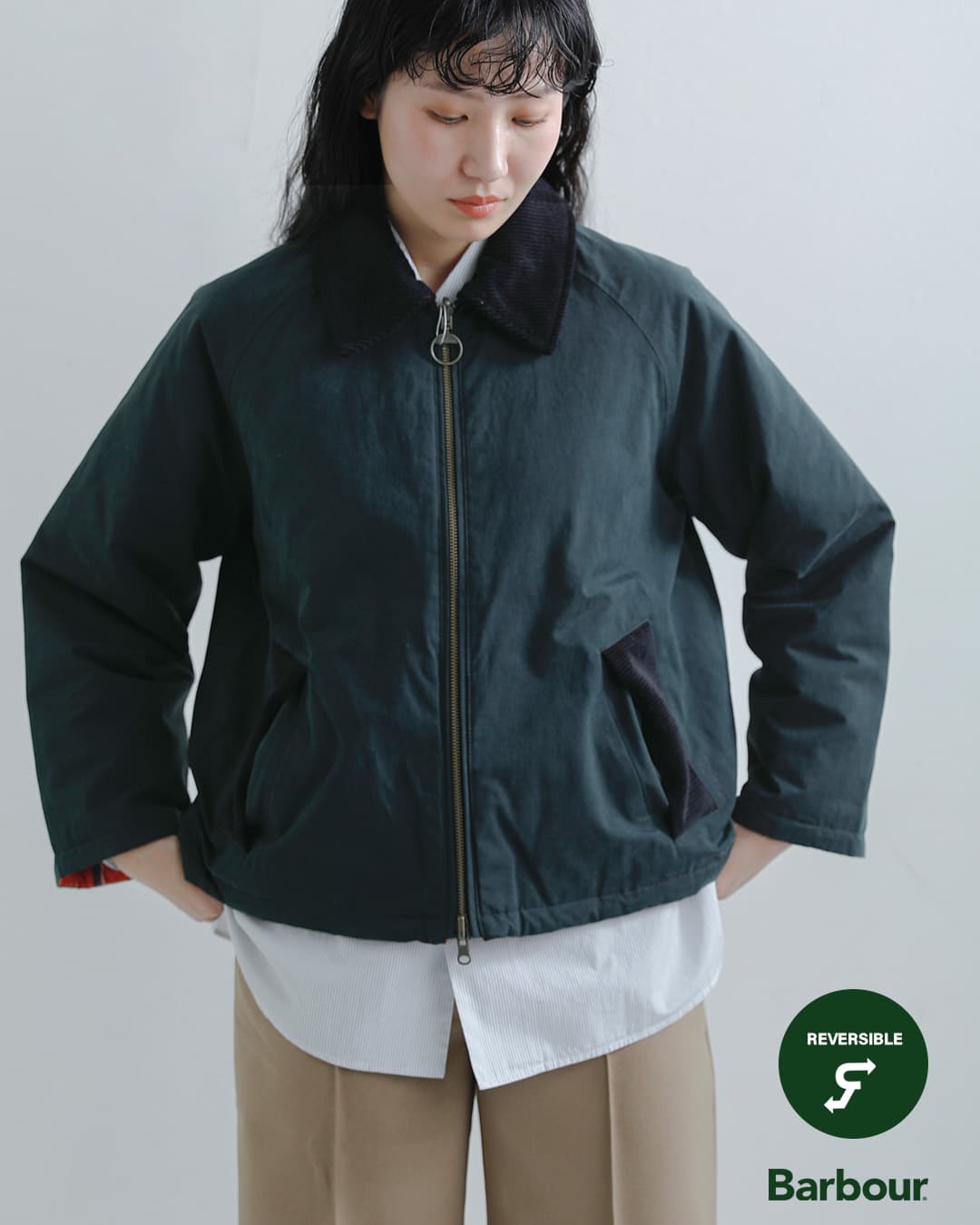 Barbour バブアー ドーン リバーシブル カジュアル ジャケット DAWN