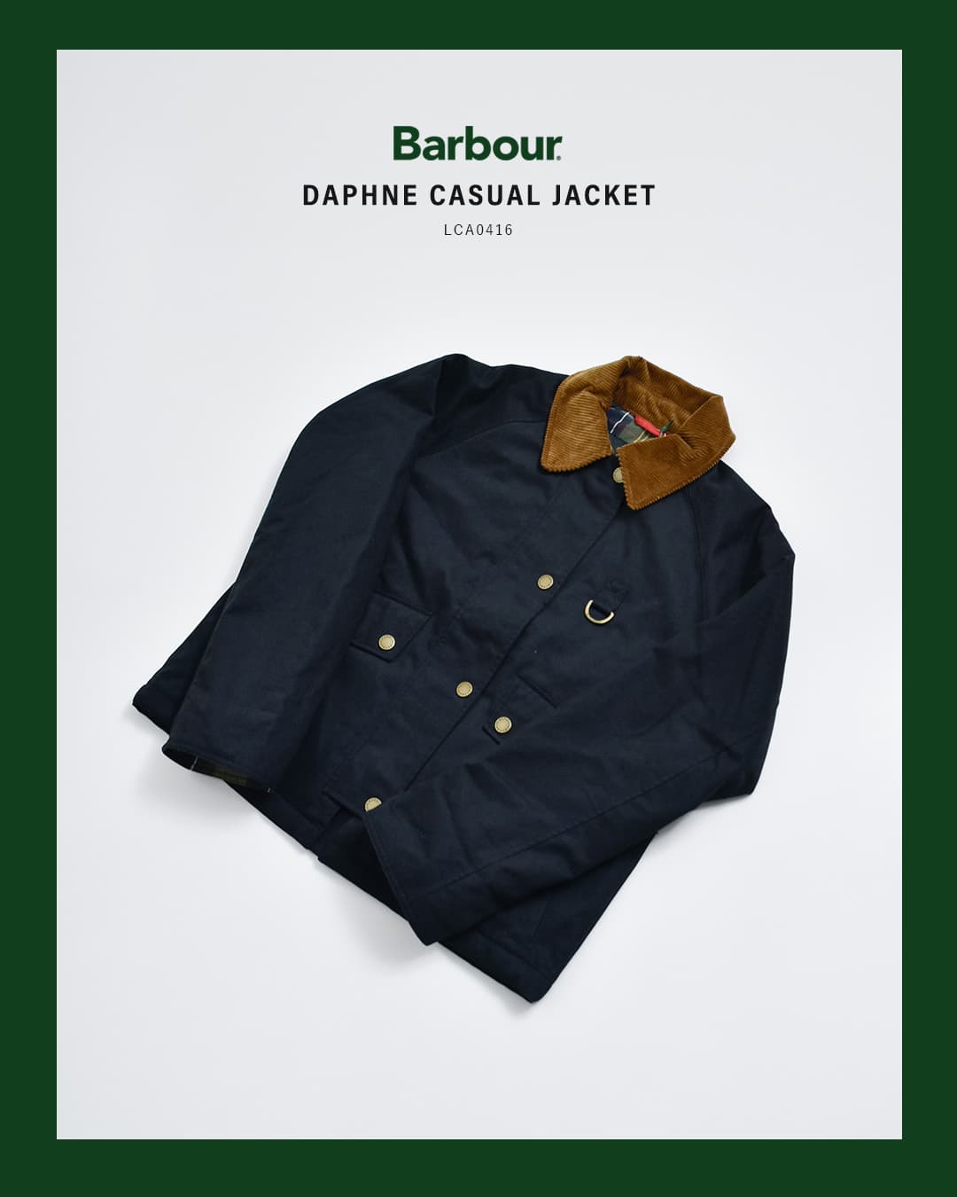 Barbour バブアー ダフネ カジュアル ジャケット DAPHNE CASUAL JACKET