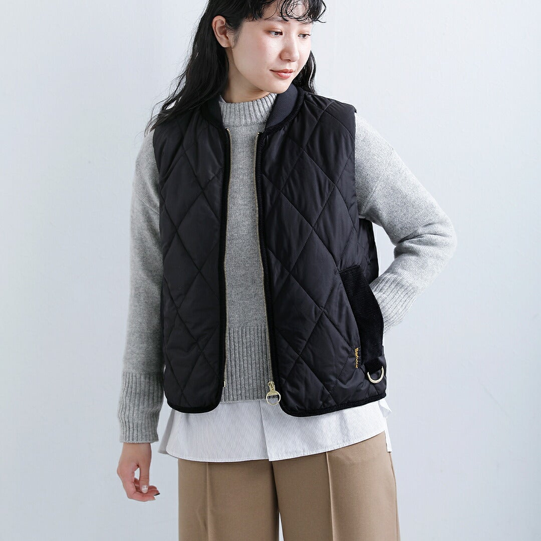 NEW]Barbour バブアー グレンディン キルティング ジレ ベスト GLENDYN