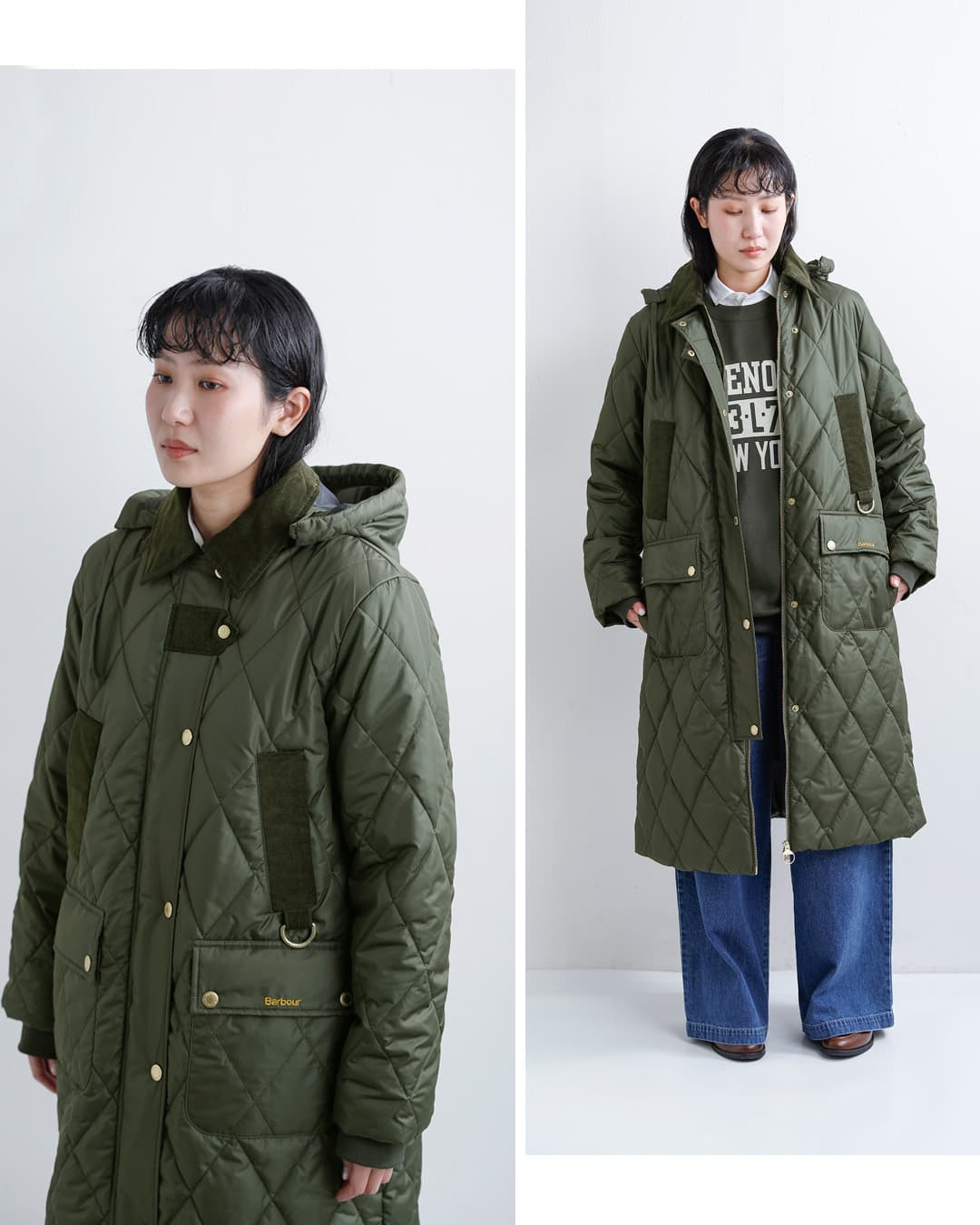 NEW]Barbour バブアー キルティング ジャケット rudson quilted jacket