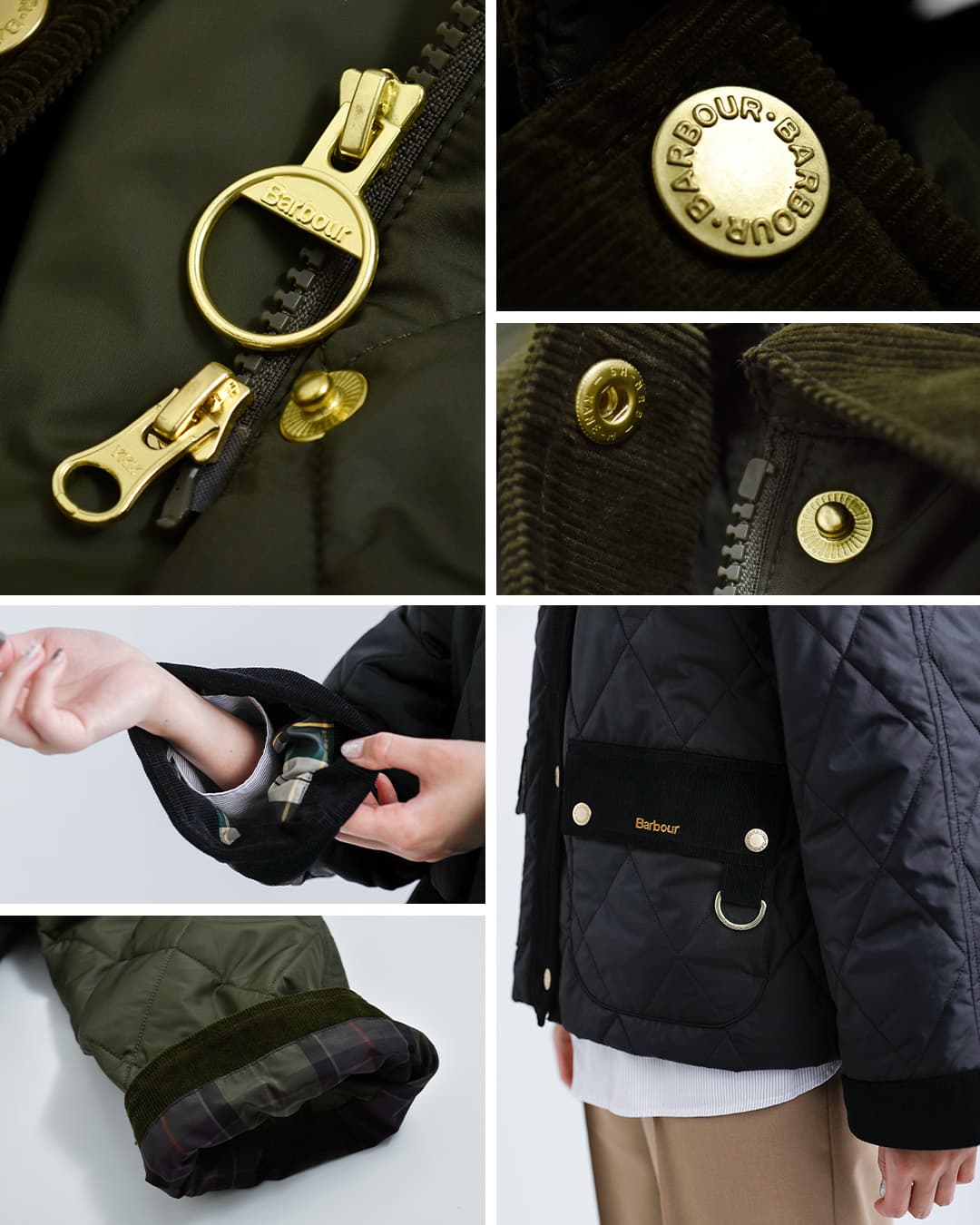NEW]Barbour バブアー キルティング ジャケット kilnwick quilted