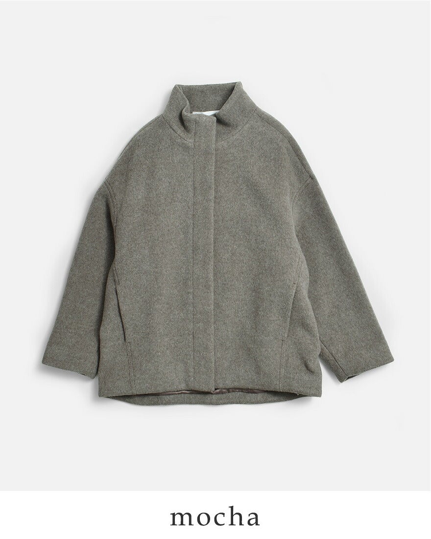 TICCA ティッカ ウール スタンドネック ブルゾン tbfa-206 レディース