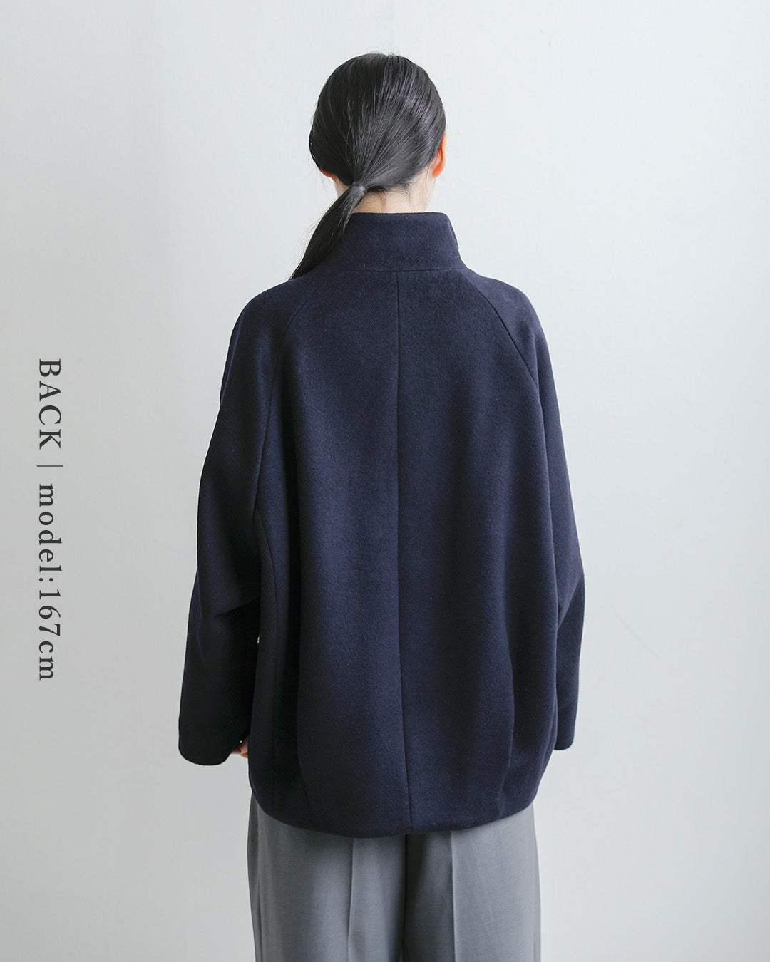 TICCA ティッカ ウール スタンドネック ブルゾン tbfa-206 レディース