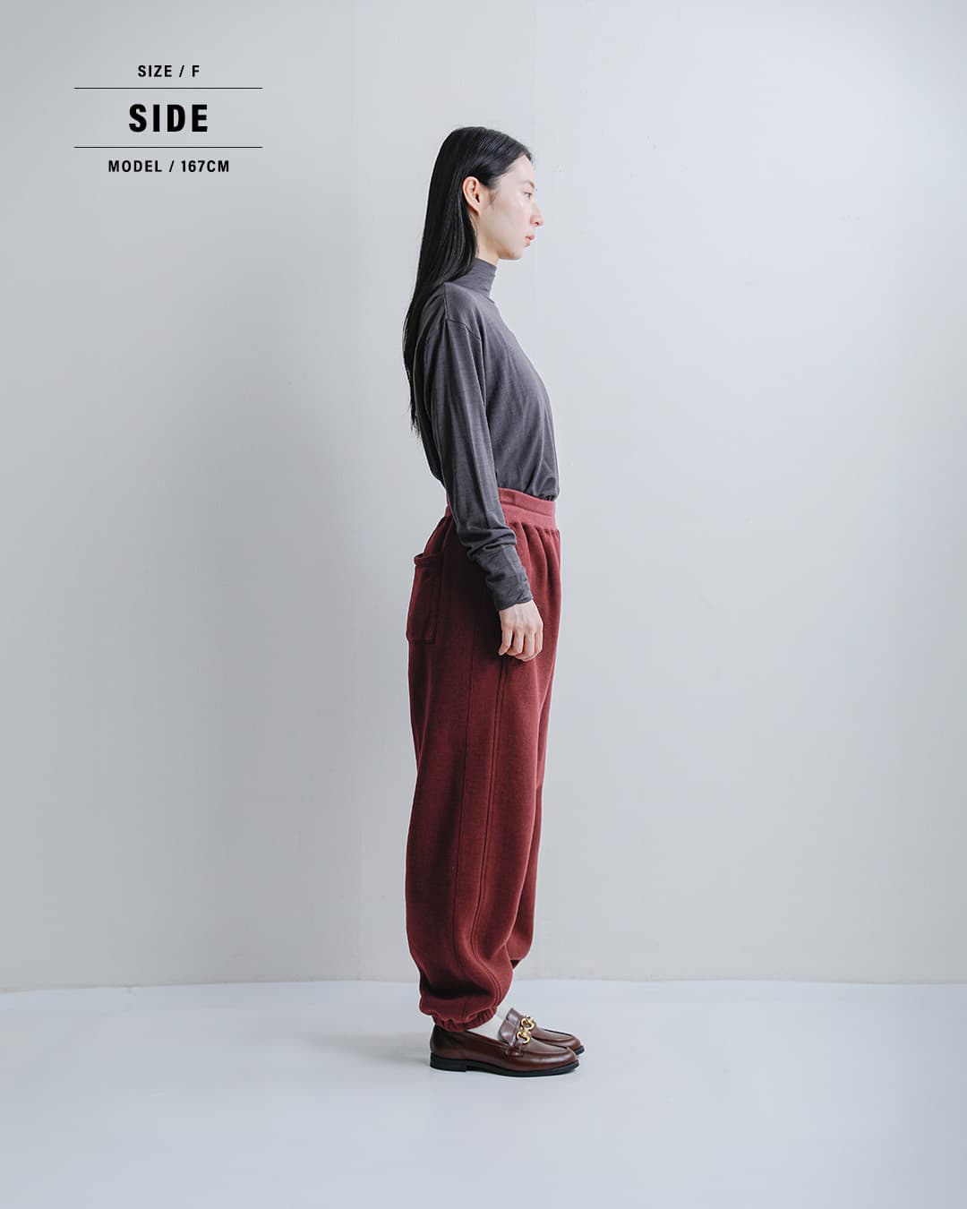 クーポン対象】TICCA ティッカ ダウニー 裏毛 サイドライン パンツ