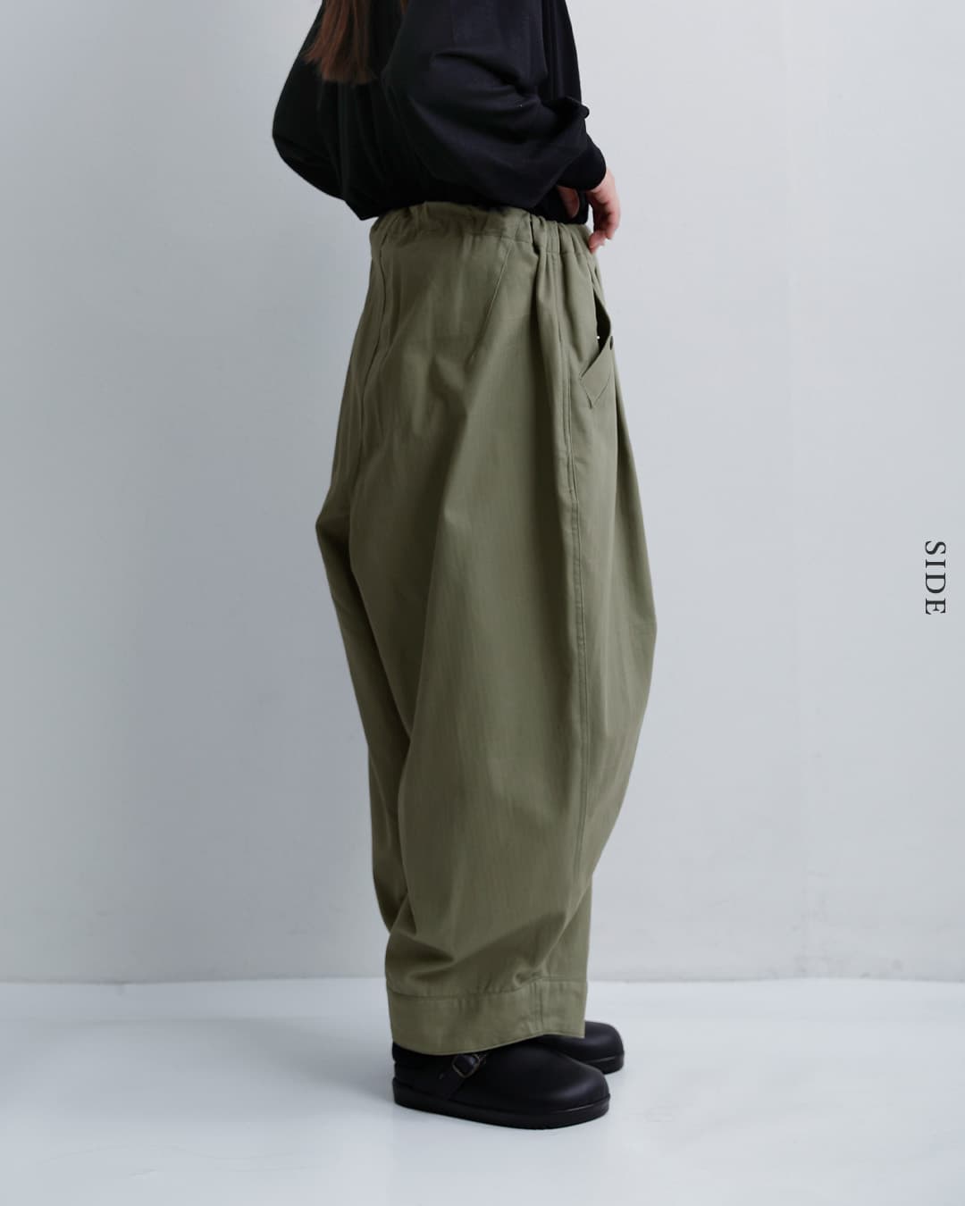 2026aw新作]HAVERSACK ハバーサック コットン ヘリンボーン クロップド