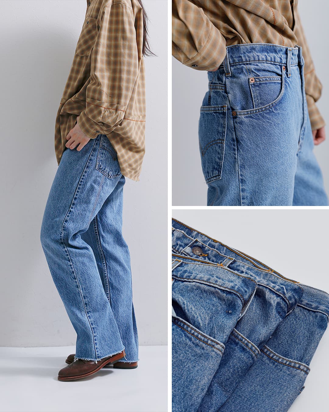 CHANGES チェンジーズ リメイク デニム パンツ ch4092 レディース