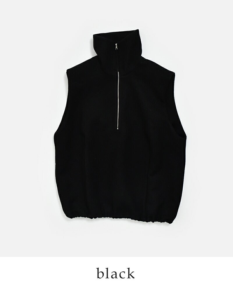 2026aw新作] Hella ウール ハイネック ベスト Wool High Neck Vest