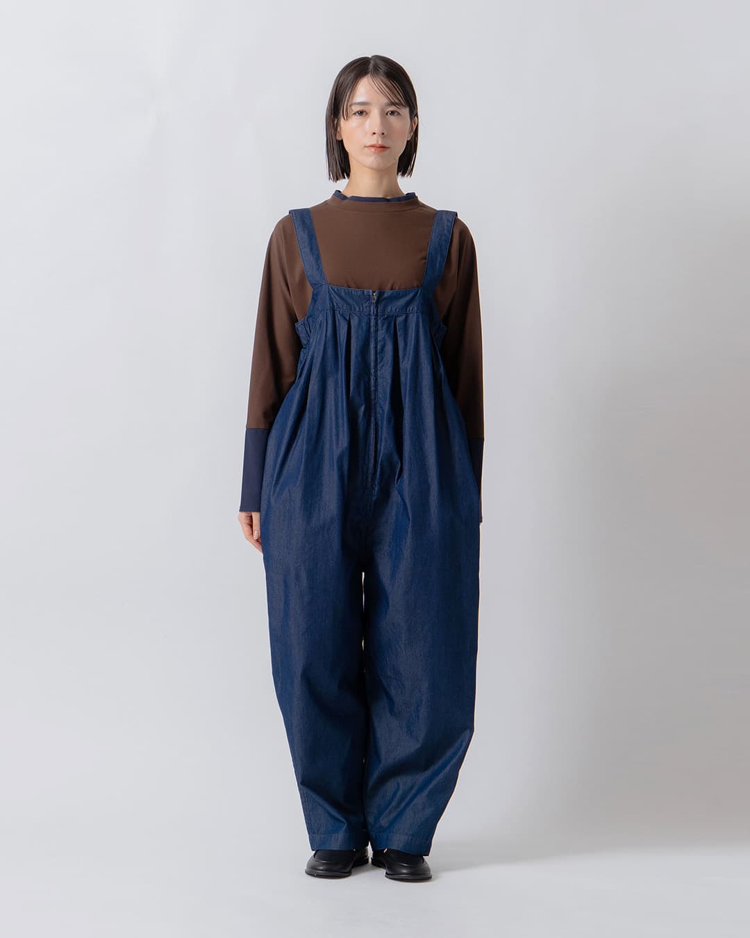 KELEN ケレン 接触冷感 4.5oz デニム サロペット SANU lkl26fpt2154