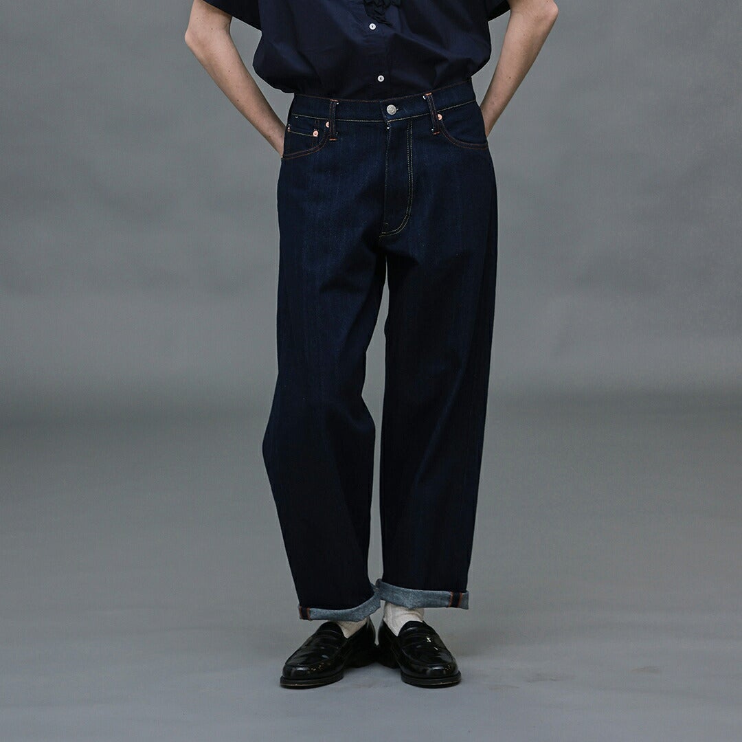  Originals デニムパンツ L 2026aw新作]KELEN ケレン ×LENO リノ ルーズテーパード デニムパンツ
