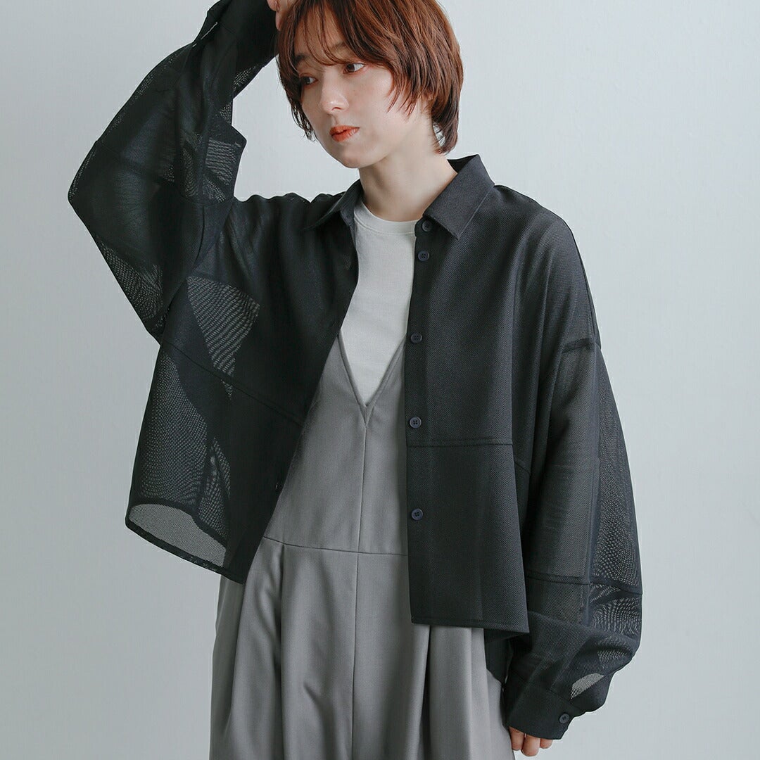 HERENCIA ヘレンチア シアー 長袖 シャツ h426162 レディース 2026aw