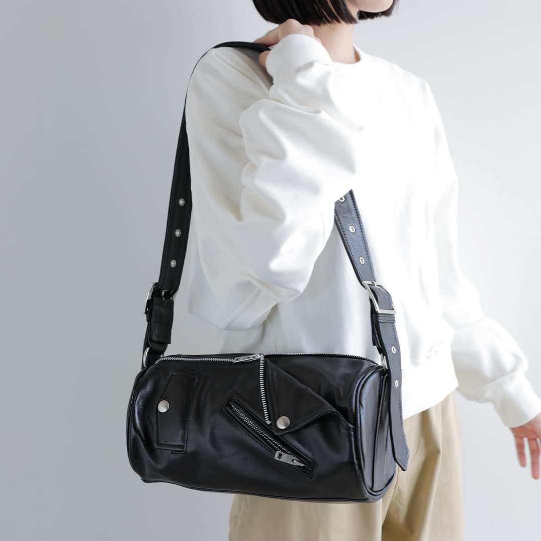 beautiful people ライダース バッグ beautiful people ビューティフルピープル シープスキン ライダース