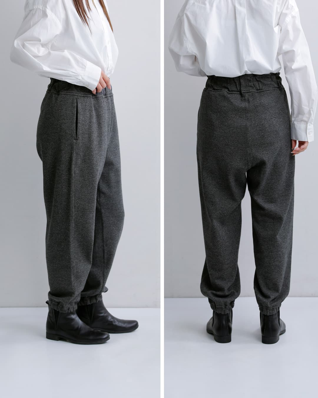 【新品未使用】 original ベリンガム　ハーフパンツ M FIR MUM フィル マム メランジウールコットン ヘリンボーン ジャガード