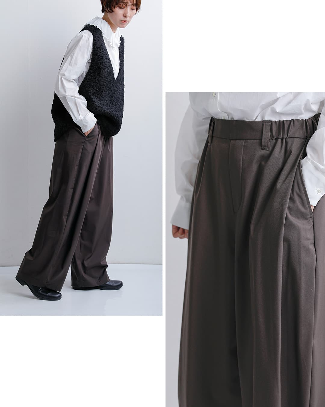 mizuiro ind ミズイロインド ディープ タック パンツ 3-260105