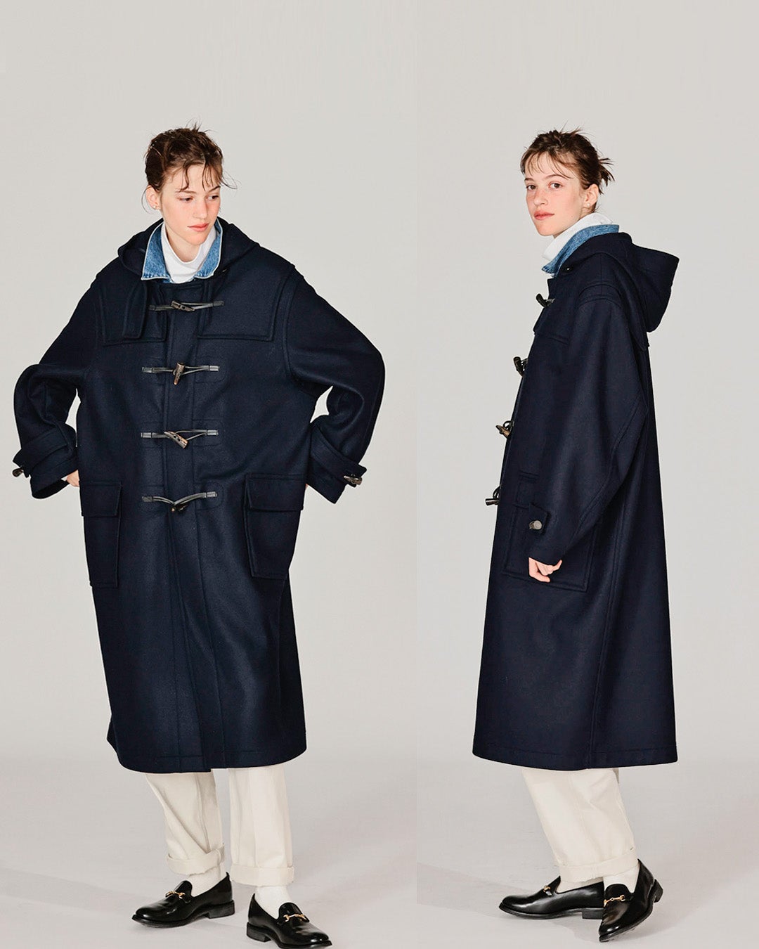 LENO リノ ×MONTGOMERY モンゴメリー ウール カシミヤ ダブルフェイス
