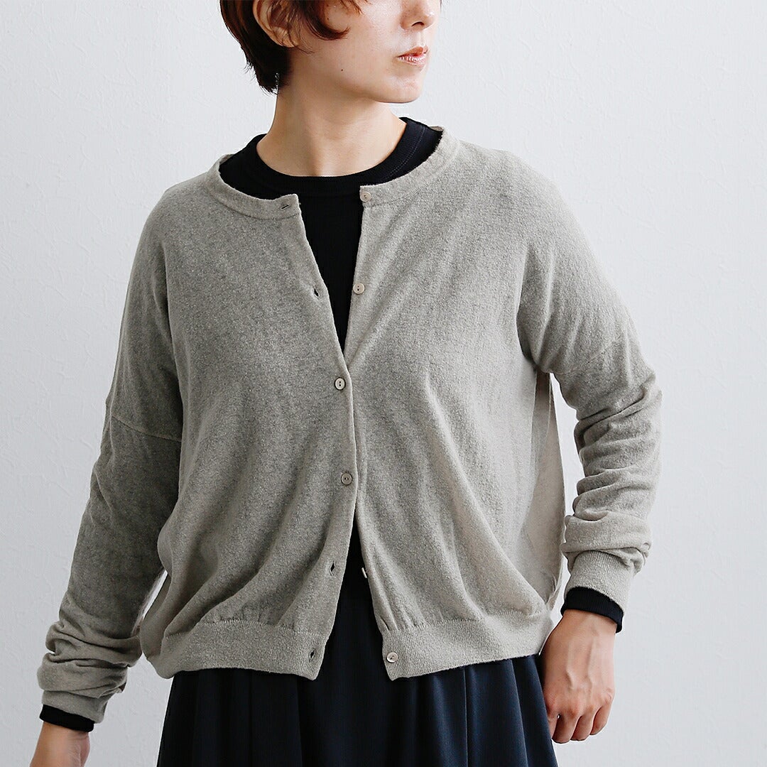 クーポン対象】evam eva エヴァムエヴァ ウール カシミア カーディガン