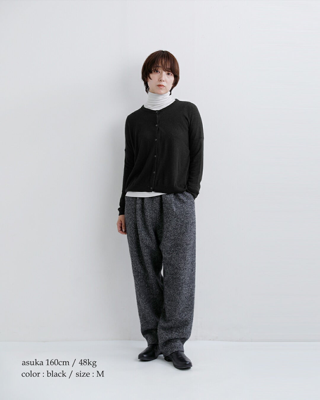 クーポン対象】evam eva エヴァムエヴァ ウール カシミア カーディガン