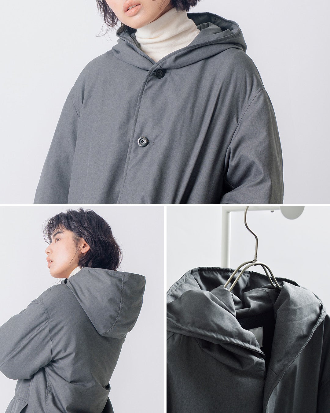 miffew ミフュー フーデッド ロング ダウン コート HOODED LONG DOWN