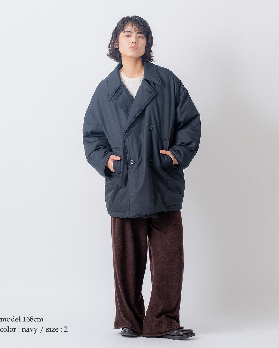 この冬に‼︎【定価13万2千円！】miffew PEADOWN COAT ネイビー miffew ミフュー ピー ダウン コート PEA DOWN COAT few26wjk5461