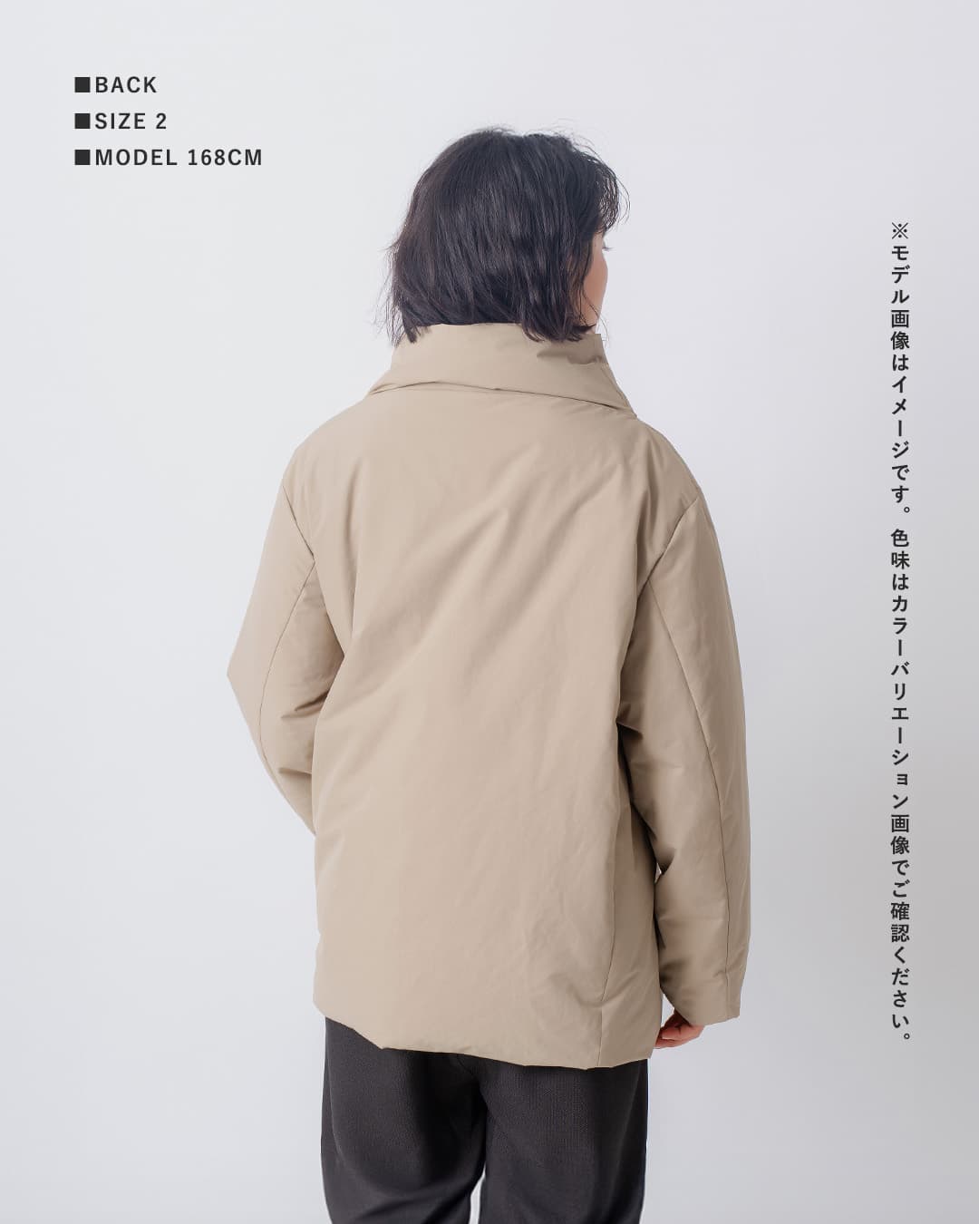 miffew ミフュー スクエア ミドル ダウン コート SQUARE MIDDLE DOWN