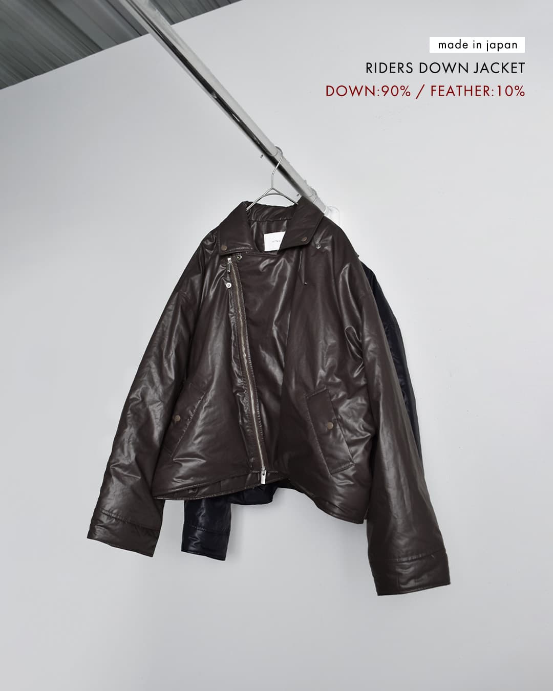 miffew ミフュー ライダース ダウン ジャケット RIDERS DOWN JACKET